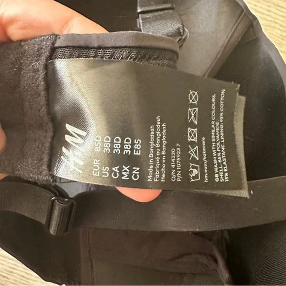 H&am Black and Nude Cup Nursing Bras Bundle 38D - Picture 6 of 12